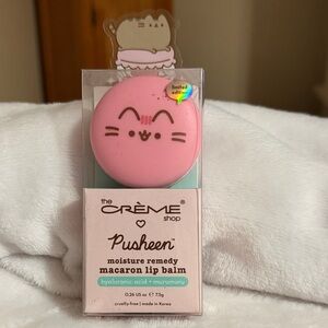 The Crème Shop Pusheen Pink Lip Balm- Strawberry Macaron